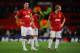 MANCHESTER, ENGLAND - DECEMBER 05: (L-R) Ryan Giggs and Paul Scholes of Manchester United look on dejectedly during the UEFA Champions League Group H match between Manchester United and CFR 1907 Cluj at Old Trafford on December 5, 2012 in Manchester, En