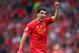 LIVERPOOL, ENGLAND - APRIL 27: Luis Suarez of Liverpool signals during the Barclays Premier League match between Liverpool and Chelsea at Anfield on April 27, 2014 in Liverpool, England. (Photo by Clive Brunskill/Getty Images)