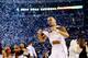 ARLINGTON, TX - APRIL 07: Shabazz Napier #13 of the Connecticut Huskies celebrates on the court after defeating the Kentucky Wildcats 60-54 in the NCAA Men's Final Four Championship at AT&T Stadium on April 7, 2014 in Arlington, Texas. (Photo by Ronald