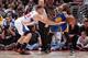 LOS ANGELES, CA - APRIL 29: Draymond Green #23 of the Golden State Warriors handles the ball against the Los Angeles Clippers in Game Five of the Western Conference Quarterfinals at Staples Center on April 29, 2014 in Los Angeles, California. NOTE TO USER