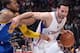 LOS ANGELES, CA - APRIL 29: J.J. Redick #4 of the Los Angeles Clippers handles the ball against the Golden State Warriors in Game Five of the Western Conference Quarterfinals at Staples Center on April 29, 2014 in Los Angeles, California. NOTE TO USER: Us