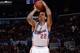 LOS ANGELES, CA - APRIL 29: Matt Barnes #22 of the Los Angeles Clippers takes a shot against the Golden State Warriors in Game Five of the Western Conference Quarterfinals at Staples Center on April 29, 2014 in Los Angeles, California. NOTE TO USER: User