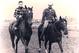 Art Sherman (left) as test rider for Derby-winning Swaps in 1955.