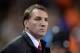 LIVERPOOL, ENGLAND - MARCH 26: Liverpool Manager Brendan Rodgers loooks on prior to the Barclays Premier League match between Liverpool and Sunderland at Anfield on March 26, 2014 in Liverpool, England. (Photo by Michael Regan/Getty Images)