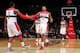 WASHINGTON, DC - MARCH 31: Bradley Beal #3 and John Wall #2 of the Washington Wizards celebrate during the game against the Toronto Raptors at the Verizon Center on March 31, 2013 in Washington, DC. NOTE TO USER: User expressly acknowledges and agrees tha
