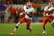 MIAMI GARDENS, FL - JANUARY 03: Sammy Watkins #2 of the Clemson Tigers runs with the ball in the first half against the Ohio State Buckeyes during the Discover Orange Bowl at Sun Life Stadium on January 3, 2014 in Miami Gardens, Florida. (Photo by Street