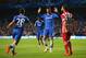 LONDON, ENGLAND - APRIL 30: Fernando Torres of Chelsea celebrates scoring the opening goal during the UEFA Champions League semi-final second leg match between Chelsea and Club Atletico de Madrid at Stamford Bridge on April 30, 2014 in London, England.