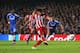 LONDON, ENGLAND - APRIL 30: Diego Costa of Club Atletico de Madrid scores from the penalty spot during the UEFA Champions League semi-final second leg match between Chelsea and Club Atletico de Madrid at Stamford Bridge on April 30, 2014 in London, Englan