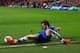 LONDON, ENGLAND - APRIL 08: David Luiz of Chelsea clears the ball to avoid a corner during the UEFA Champions League Quarter Final second leg match between Chelsea and Paris Saint-Germain FC at Stamford Bridge on April 8, 2014 in London, England. (Photo