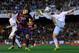 Alves loves to get stuck in.