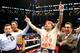 NEW YORK, NY - JANUARY 30: Luis Collazo celebrates his knock out against Victor Ortiz after their WBA International Welterweight title fight at Barclays Center on January 30, 2014 in the Brooklyn borough of New York City. (Photo by Maddie Meyer/Getty Ima