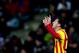 GETAFE, SPAIN - JANUARY 16: Lionel Messi of FC Barcelona celebrates scoring their opening goal during the Copa del Rey Round of 8 second leg match between Getafe CF and FC Barcelona at Coliseum Alfonso Perez on January 16, 2014 in Getafe, Spain. (Photo b
