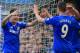 LONDON, ENGLAND - MARCH 22: Oscar of Chelsea celebrates scoring their fourth goalwith Fernando Torres and Andre Schurrle of Chelsea during the Barclays Premier League match between Chelsea and Arsenal at Stamford Bridge on March 22, 2014 in London, Engl