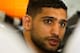 HAYWARD, CA - APRIL 24: Amir Khan looks on as he gets his hands wrapped during a workout session at Virgil Hunter's Gym on April 24, 2014 in Hayward, California. Kahn is preparing to take on Luis Collazo at the MGM Grand in Las Vegas on May 3, 2014. (Pho