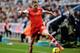 NEWCASTLE UPON TYNE, ENGLAND - DECEMBER 14: Luke Shaw of Southampton during the Barclays Premier League match between Newcastle United and Southampton at St James' Park on December 14, 2013 in Newcastle upon Tyne, England. (Photo by Tony Marshall/Getty