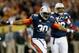 ATLANTA, GA - DECEMBER 07: Dee Ford #30 of the Auburn Tigers reacts after making a big defensive stop in the first quarter against the Missouri Tigers during the SEC Championship Game at Georgia Dome on December 7, 2013 in Atlanta, Georgia. (Photo by Ke