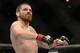 Dec 28, 2013; Las Vegas, NV, USA; Jim Miller reacts during his UFC lightweight bout at the MGM Grand Garden Arena. Jim Miller won Mandatory Credit: Jayne Kamin-Oncea-USA TODAY Sports