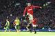 MANCHESTER, ENGLAND - APRIL 26: Wayne Rooney of Manchester United celebrates his first half penalty during the Barclays Premier League match between Manchester United and Norwich City at Old Trafford on April 26, 2014 in Manchester, England. (Photo by La