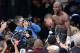 LAS VEGAS, NV - MAY 03: Floyd Mayweather Jr. celebrates after defeating Marcos Maidana by majority decision in their WBC/WBA welterweight unification fight at the MGM Grand Garden Arena on May 3, 2014 in Las Vegas, Nevada. (Photo by Ethan Miller/Getty I