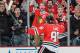 CHICAGO, IL - MAY 2: Patrick Kane #88 of the Chicago Blackhawks turns to the fans after scoring against the Minnesota Wild in the third period in Game One of the Second Round of the 2014 Stanley Cup Playoffs at the United Center on May 02, 2014 in Chicago