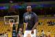 MEMPHIS, TN - MAY 3: Zach Randolph #50 of the Memphis Grizzlies warms up prior to the game against the Oklahoma City Thunder in Game Six of the Western Conference Quarterfinals during the 2014 NBA Playoffs on MAY 3, 2014 at FedExForum in Memphis, Tennesse