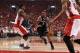 TORONTO,ON - MAY 4: Alan Anderson #6 of the Brooklyn Nets drives to the basket during Game seven of the Quarterfinal NBA Eastern Conference playoff game against the Toronto Raptors at the Air Canada Centre on May 4, 2014 in Toronto, Ontario, Canada. NOTE