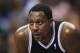 Dec 20, 2013; Philadelphia, PA, USA; Brooklyn Nets center Andray Blatche (0) during the first quarter against the Philadelphia 76ers at the Wells Fargo Center. The Sixers defeated the Nets 121-120 in overtime. Mandatory Credit: Howard Smith-USA TODAY Spor