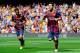 BARCELONA, SPAIN - MAY 03: Lionel Messi of FC Barcelona celebrates after scoring the opening goal during the La Liga match between FC Barcelona and Getafe CF at Nou Camp on May 3, 2014 in Barcelona, Spain. (Photo by David Ramos/Getty Images)