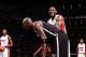 NEW YORK, NY - JANUARY 10: LeBron James #6 of the Miami Heat and Kevin Garnett #2 of the Brooklyn Nets during a game at the Barclays Center on January 10, 2014 in the Brooklyn borough of New York City. NOTE TO USER: User expressly acknowledges and agrees