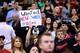 LOS ANGELES, CA - APRIL 29: Los Angeles Clippers hold up signs referencing the Donald Sterling situation before the game with the Golden State Warriors in Game Five of the Western Conference Quarterfinals during the 2014 NBA Playoffs at Staples Center on