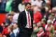 MANCHESTER, ENGLAND - MAY 03: A dejected Ryan Giggs the Manchester United interim manager walks off the pitch following his team's 1-0 defeat during the Barclays Premier League match between Manchester United and Sunderland at Old Trafford on May 3, 201