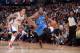 LOS ANGELES, CA - APRIL 9: Kevin Durant #35 of the Oklahoma City Thunder handles the ball against the Los Angeles Clippers at Staples Center on April 9, 2014 in Los Angeles, California. NOTE TO USER: User expressly acknowledges and agrees that, by downloa
