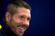MADRID, SPAIN - APRIL 21: Head coach Diego Pablo Simeone of Club Atletico de Madrid answers questions from the media during a press conference the day before the UEFA Champions League Semifinal first leg match between Club Atletico de Madrid and Chelsea F
