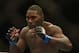 Apr 26, 2014; Baltimore, MD, USA; Anthony Johnson moves through the ring during the first round of the fight against Phil Davis at Baltimore Arena. Johnson defeated Davis by decision. Mandatory Credit: Tommy Gilligan-USA TODAY Sports