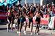 LONDON, ENGLAND - APRIL 13: The elite women run over Tower Bridge during the Virgin Money London Marathon on April 13, 2014 in London, England. (Photo by Ben Hoskins/Getty Images)