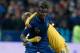 PARIS, FRANCE - NOVEMBER 19: Paul Pogba of France is tackled by Roman Bezus of Ukraine during the FIFA 2014 World Cup Qualifier 2nd Leg Playoff between France and Ukraine at the Stade de France on November 19, 2013 in Paris, France. (Photo by Harry Enge