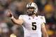 GLENDALE, AZ - JANUARY 01: Quarterback Blake Bortles #5 of the UCF Knights during the Tostitos Fiesta Bowl against the Baylor Bears at University of Phoenix Stadium on January 1, 2014 in Glendale, Arizona. (Photo by Christian Petersen/Getty Images)