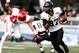 Jan 4, 2014; Birmingham, AL, USA; Vanderbilt Commodores wide receiver Jordan Matthews (87) carries the ball for a touchdown during the 2014 Compass Bowl against the Houston Cougars at Legion Field. Mandatory Credit: Marvin Gentry-USA TODAY Sports
