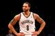 NEW YORK, NY - APRIL 25: Deron Williams #8 of the Brooklyn Nets reacts in the second half against the Toronto Raptors in Game Three of the Eastern Conference Quarterfinals during the 2014 NBA Playoffs at the Barclays Center on April 25, 2014 in the Brook