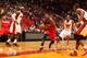 MIAMI, FL - March 10: John Wall #2 of the Washington Wizards goes up for the layup against the Miami Heat at the American Airlines Arena in Miami, Florida on March 10 2014. NOTE TO USER: User expressly acknowledges and agrees that, by downloading and/or u
