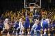 May 5, 2014; Oklahoma City, OK, USA; Los Angeles Clippers center DeAndre Jordan (6) misses a free throw against the Oklahoma City Thunder during the third quarter in game one of the second round of the 2014 NBA Playoffs at Chesapeake Energy Arena. Mandato