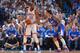 OKLAHOMA CITY, OK - MAY 7: Kevin Durant #35 of the Oklahoma City Thunder handles the ball against the Los Angeles Clippers in Game Two of the Western Conference Semifinals during the 2014 NBA Playoffs on May 7, 2014 at the Chesapeake Energy Arena in Oklah