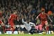 In what proved to be his final game of 2013, Sandro tackles his fellow Brazilian, Liverpool attacker Philippe Coutinho.