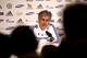 COBHAM, ENGLAND - MAY 02: Chelsea Manager Jose Mourinho talks to the press at the Chelsea Training Ground on May 2, 2014 in Cobham, England. (Photo by Jordan Mansfield/Getty Images)