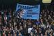 MANCHESTER, ENGLAND - MAY 07: Manchester City fans fly a flag for Manuel Pellegrini, manager of Manchester City during the Barclays Premier League match between Manchester City and Aston Villa at Etihad Stadium on May 7, 2014 in Manchester, England. (Pho