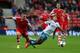 SOUTHAMPTON, ENGLAND - SEPTEMBER 15: Ravel Morrison of West Ham is brought down by Luke Shaw of Southampton during the Barclays Premier League match between Southampton and West Ham United at St Mary's Stadium on September 15, 2013 in Southampton, Engl