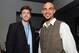 LOS ANGELES, CA - AUGUST 15: NBA players Ryan Kelly (L) and Robert Sacre attend CULAR & KVBFF PRESENT: KOBE UP CLOSE Hosted By Jimmy Kimmel at Club Nokia on August 15, 2013 in Los Angeles, California. (Photo by Jason Kempin/Getty Images for SPORTS SPECT