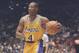 3 Dec 1996: Guard Byron Scott of the Los Angeles Lakers dribbles the ball down the court during a game against the Seattle Supersonics at the Great Western Forum in Inglewood, California. The Lakers won the game 110-106. Mandatory Credit: Stephen Dunn