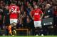 MANCHESTER, ENGLAND - MAY 06: Manchester United Caretaker Manager Ryan Giggs prepares to come on as a substitute during the Barclays Premier League match between Manchester United and Hull City at Old Trafford on May 6, 2014 in Manchester, England. (Pho