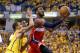 INDIANAPOLIS, IN - MAY 05: John Wall #2 of the Washington Wizards shoots the ball against the Indiana Pacers in Game 1 of the Eastern Conference Semifinals during the 2014 NBA Playoffs at Bankers Life Fieldhouse on May 5, 2014 in Indianapolis, Indiana.